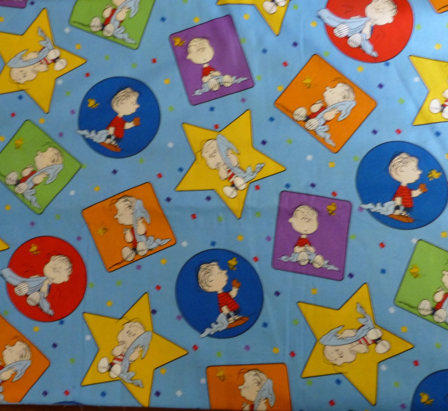 Peanuts Fabric from Quilting Treasures Linus and His Blanket