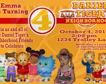 Items similar to Printable Daniel Tiger Birthday Cupcake Toppers ...