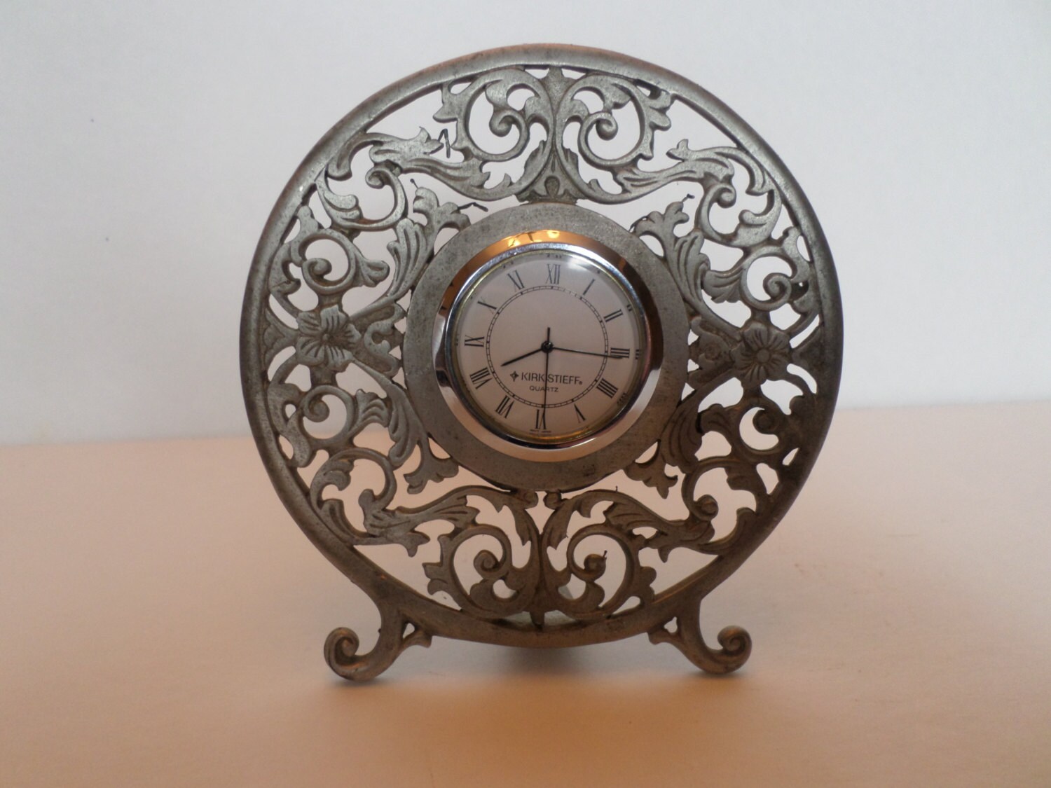 Lenox Kirk Stieff Pewter Clock