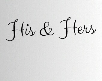 His And Hers Wall Decor