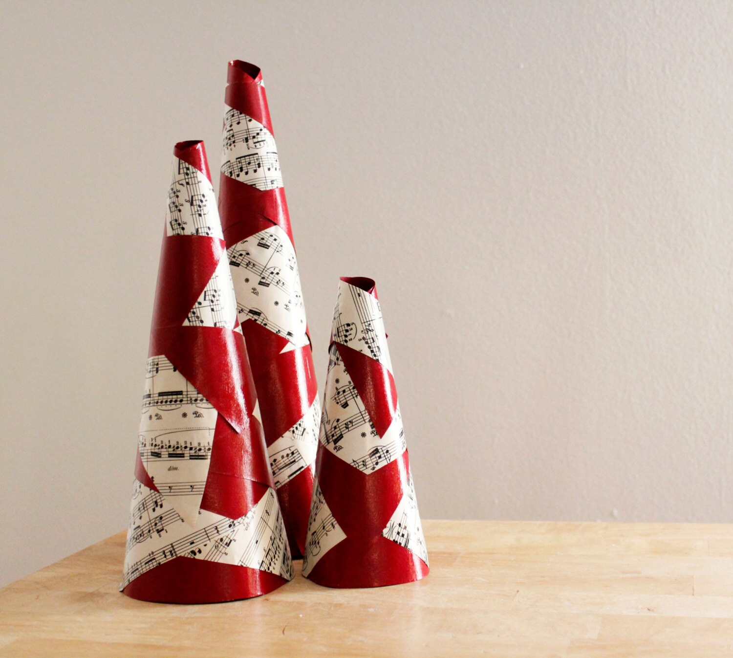 Sheet Music Christmas Tree Decoration