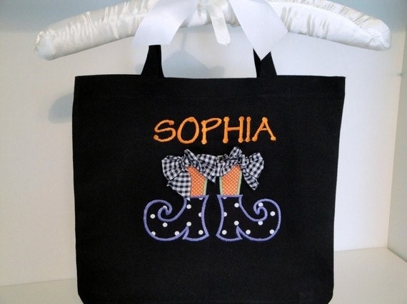 Personalized Trick or Treat Bag, Trick Treat Bags Personalized Tote ...
