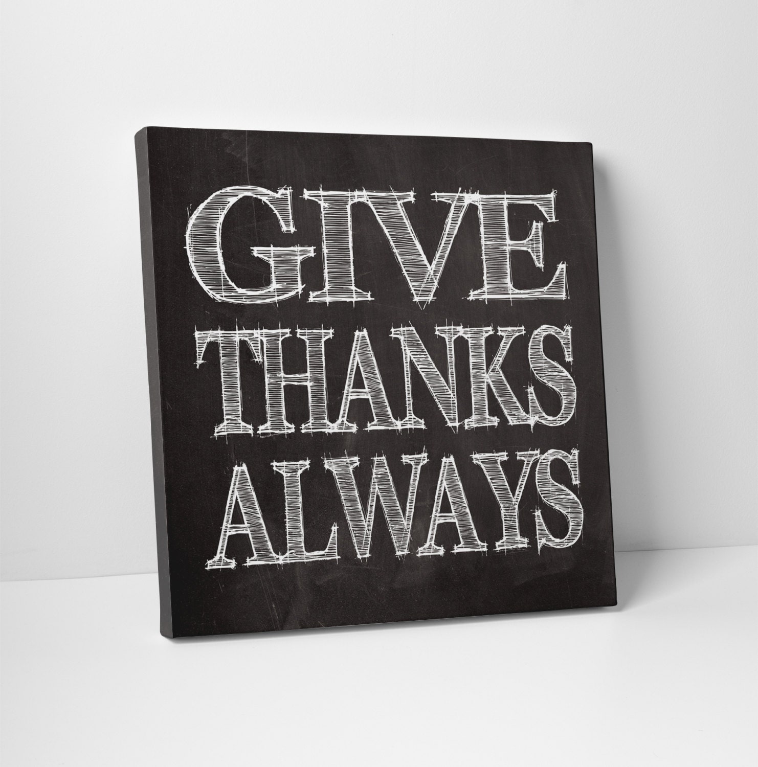 Thanksgiving Wall Art Give Thanks Always