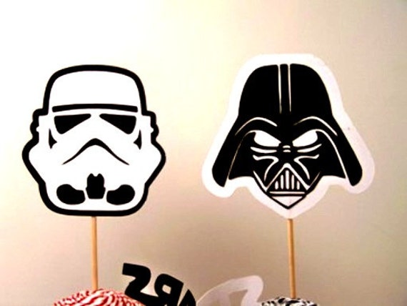 Star Wars Birthday Party Cupcake Picks Birthday Wikii