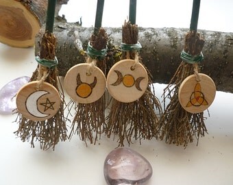 Altar Broom Deluxe magic witchcraft witch