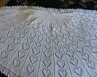 Semi circular shawl Etsy