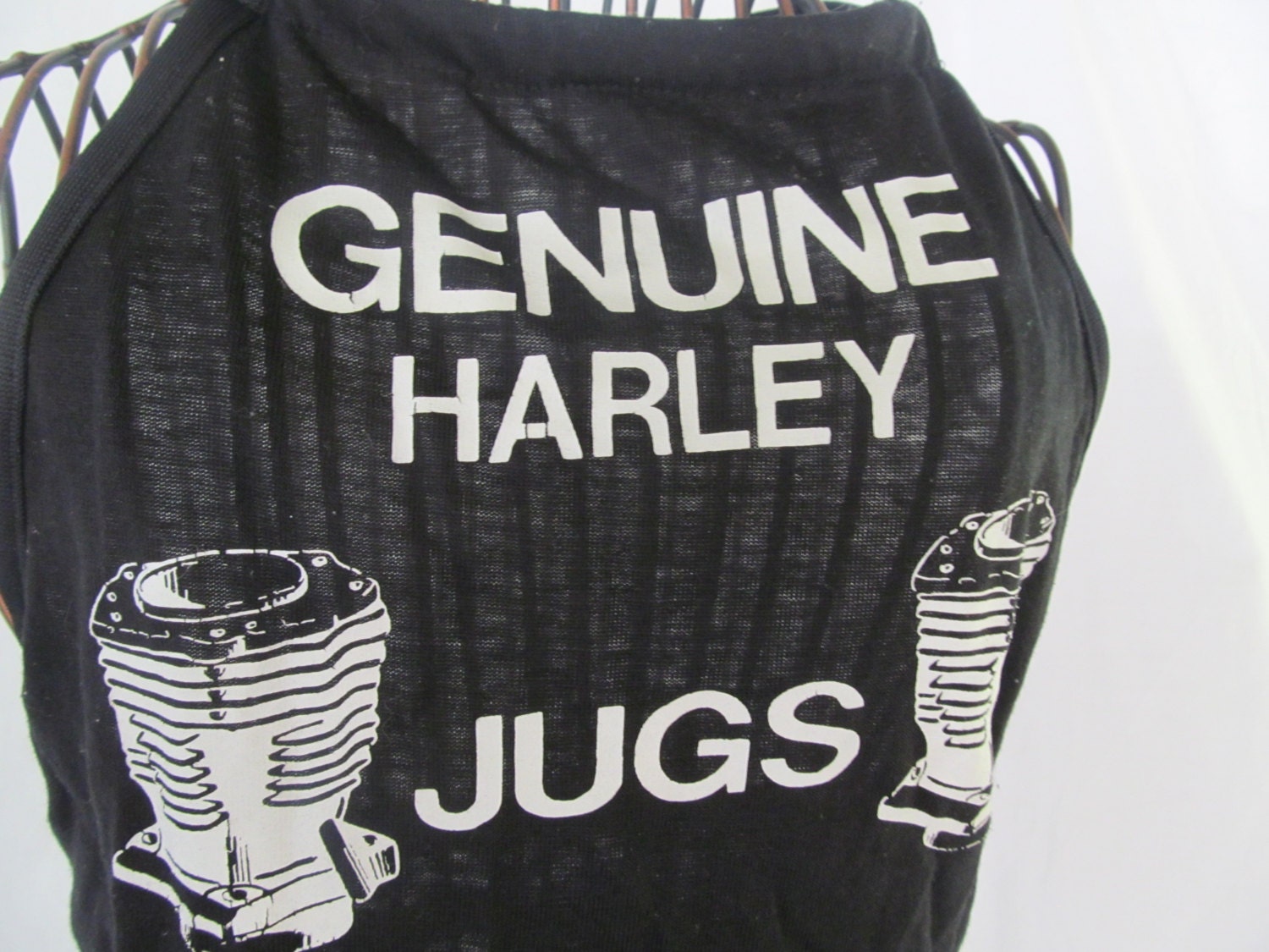 Genuine Harley Jugs Women Halter Top Harley Davidson T Shirt