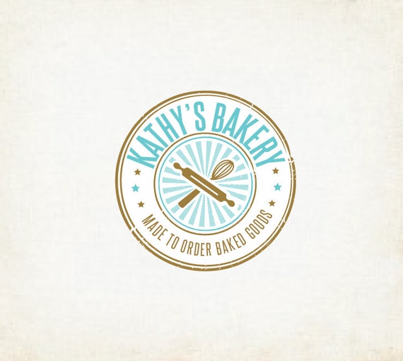 Items similar to BAKERY logo design on Etsy