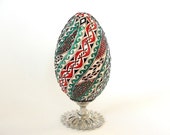 Red White and Green Romanian EGG