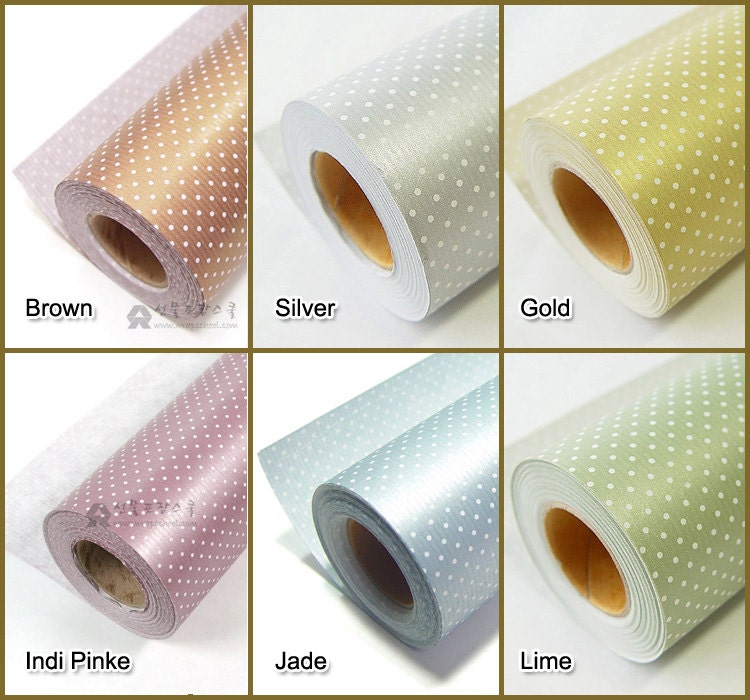 18M 1Roll Color perl High Quality wrapping paper for Gift