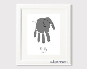 Popular items for handprint art on Etsy