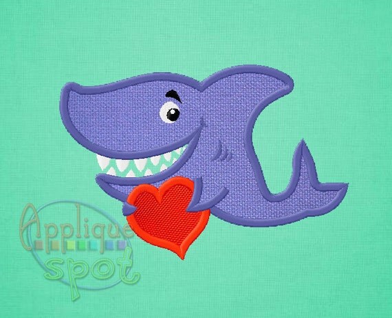 valentine's day shark plush