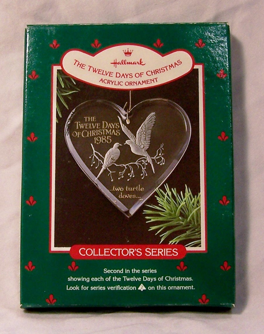 hallmark keepsake series christmas ornament 1985 twelve hallmark keepsake series christmas ornament 1985 twelve