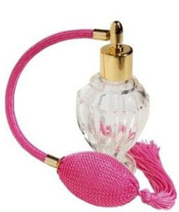 100% Organic Perfume "Be my Valentine" Rose Vanilla + moisturizing body and hair spray in antique bottle