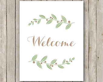 Popular items for welcome wall art on Etsy