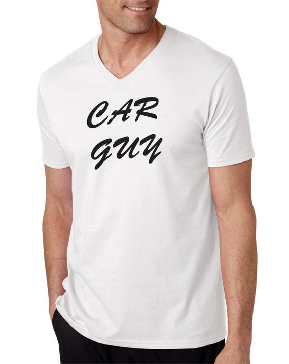 Car guy T shirts mens clothing short sleeve v neck by UptownTees