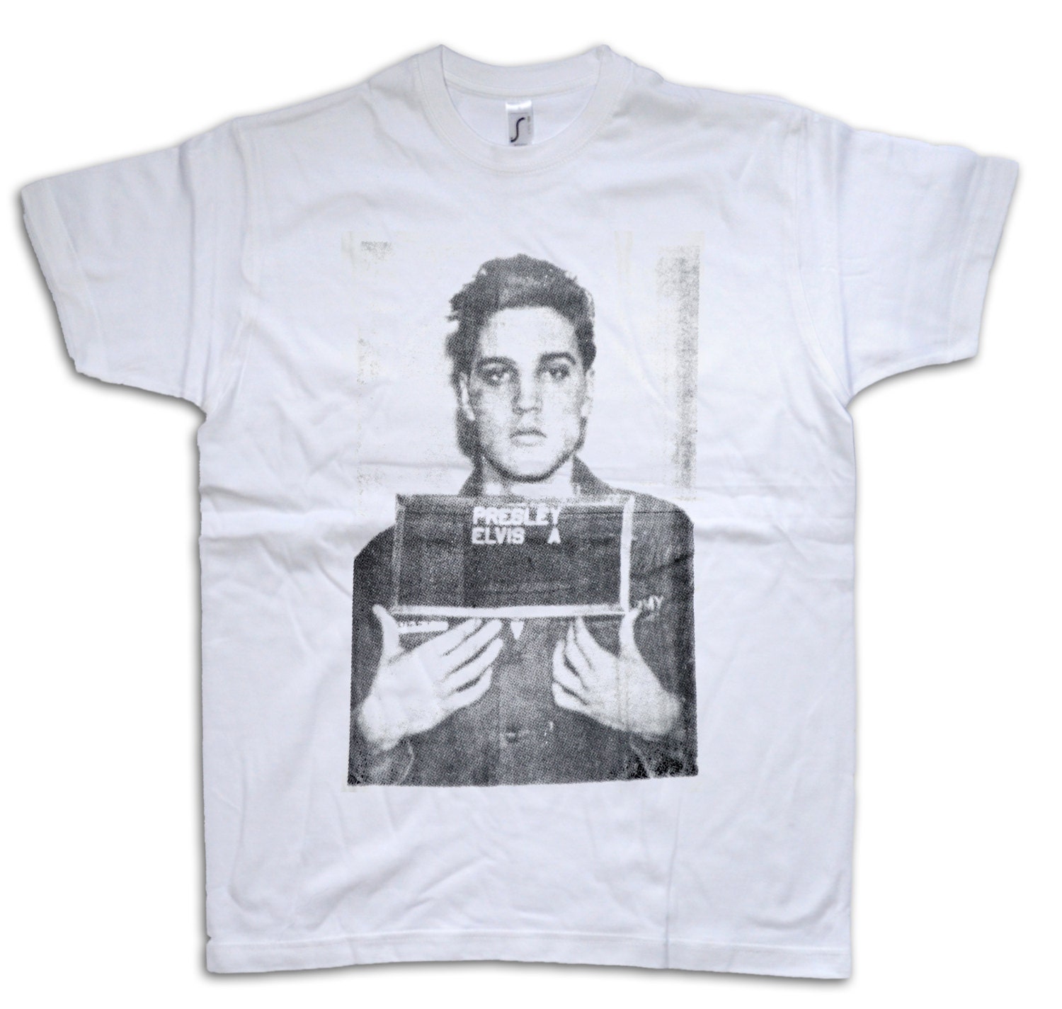 elvis presley mugshot shirt