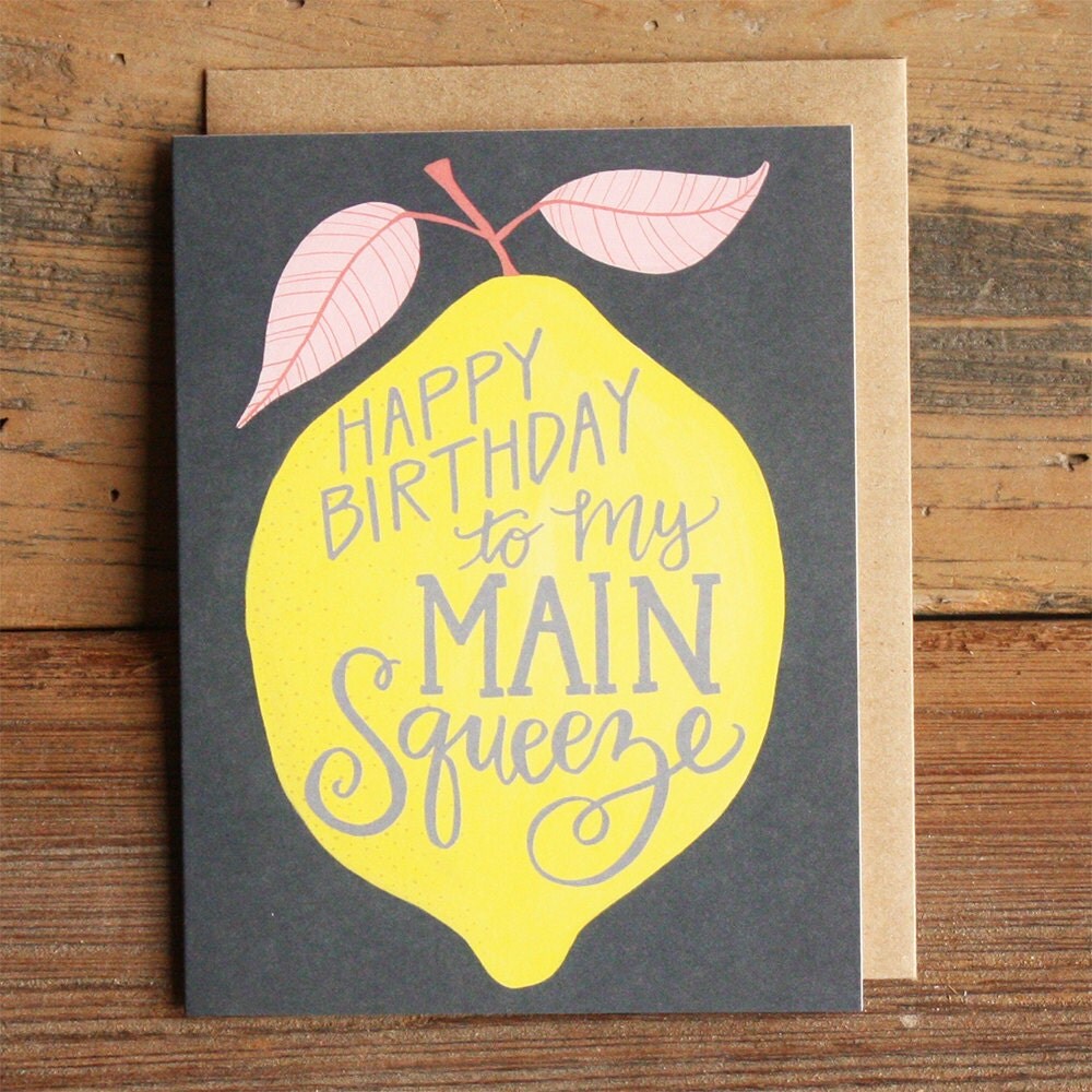 Lemon Birthday by 1canoe2 on Etsy