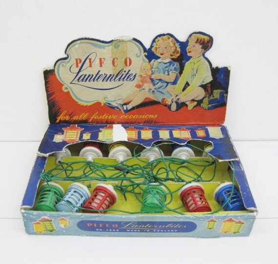 50s christmas lights vintage pifco lanternlites string of 50s christmas lights vintage pifco lanternlites string of