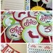 Boy's Red Bike Invitation Printable Party Package PDF DIY