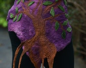 Felt Tree Of Life Tie Up Pixie Woodland Fairy Belt OOAK