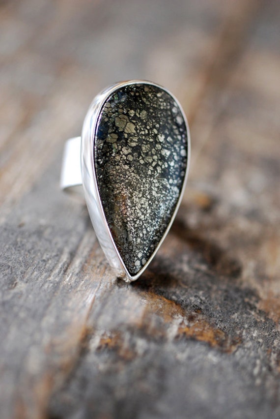 apache tear wedding ring