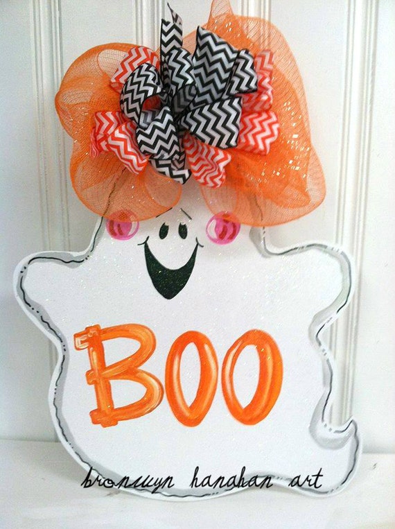 Boo to You Door Hanger - Bronwyn Hanahan Art