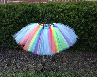 Rainbow Dash Tutu--- My Little Pony Birthday Tutu--- My Little Pony Tutu- Rainbow Tutu- Rainbow Dash Costume