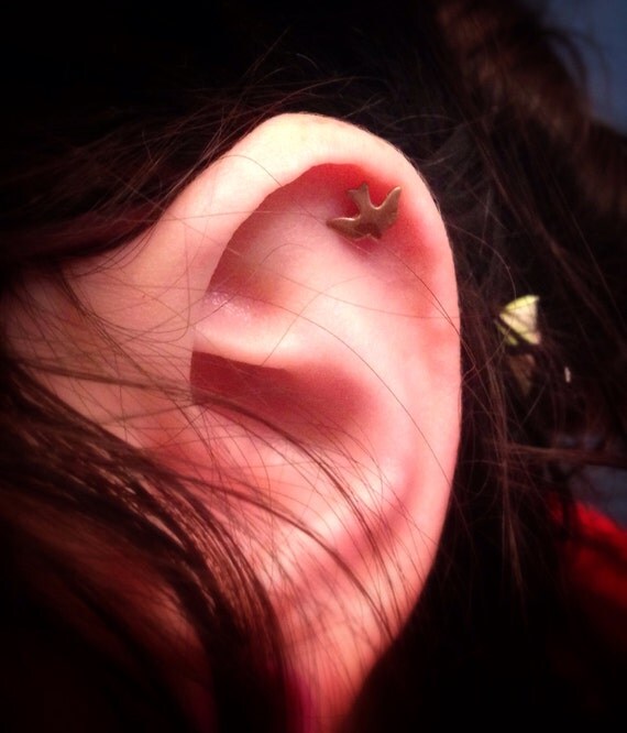 Flying Brass Sparrow Surgical Steel Post Pick Your Post Gauge