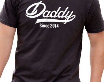 personalised fathers day gift Daddy T Shirt With kids Names