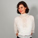 Antique Edwardian Blouse - 1910s Lace Blouse - Willowdale