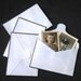 Mourning stationery. Black and white antique mini envelopes.