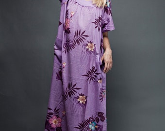 cotton muumuu plus size