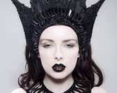 Gothic Couture 'Mistress of Darkness' Evil Queen Kokoshnik Headdress