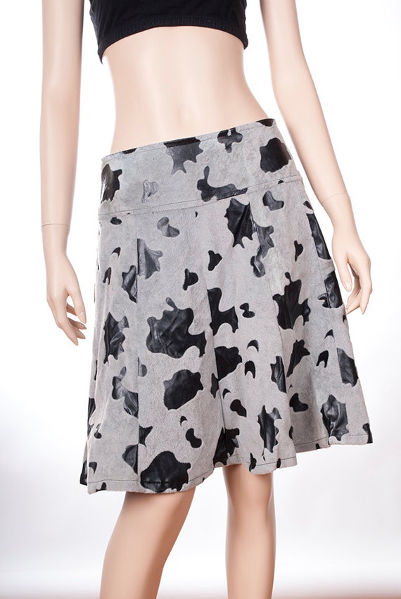 Cow Print Skirt