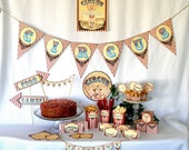 Vintage Circus Carnival Printable Party Kit Instant Download