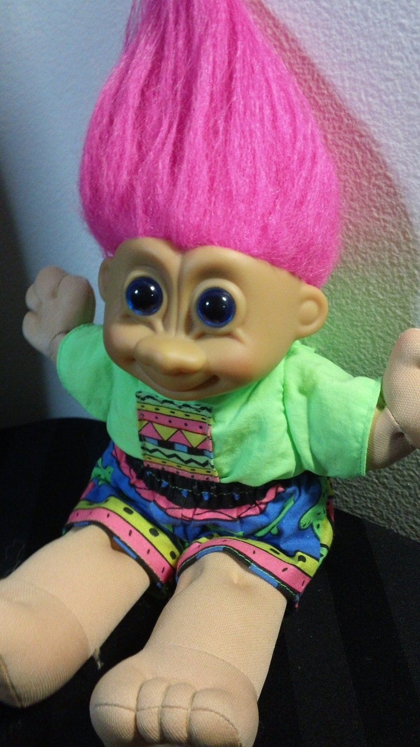 plush troll doll 90s