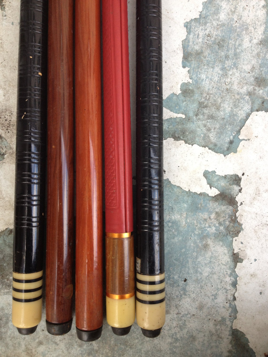 Vintage Pool Cue Sticks/Pool Sticks/MidCentury Pool