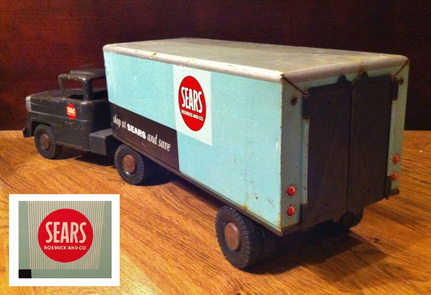Antique Marx Toy Truck Allstate / Sears Roebuck & Co.