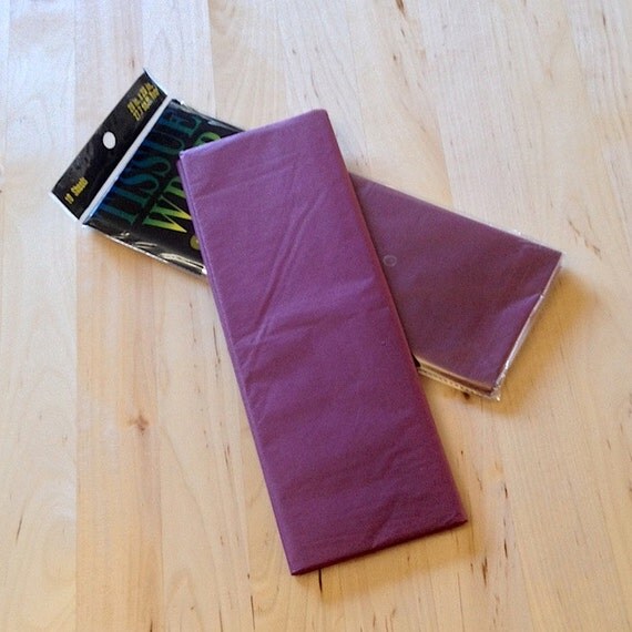 Burgundy Tissue Paper - Gift Wrap - Craft and Party Supplies Il_570xn