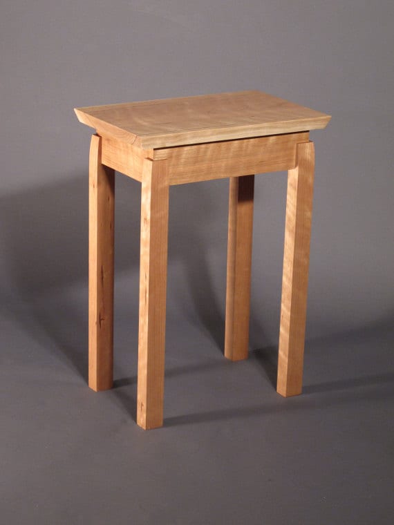 Small End Table: Handmade Custom Wood Furniture Mid Century