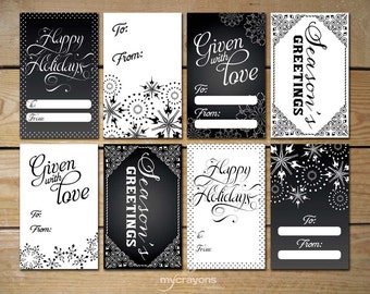 Popular items for chalkboard gift tags on Etsy
