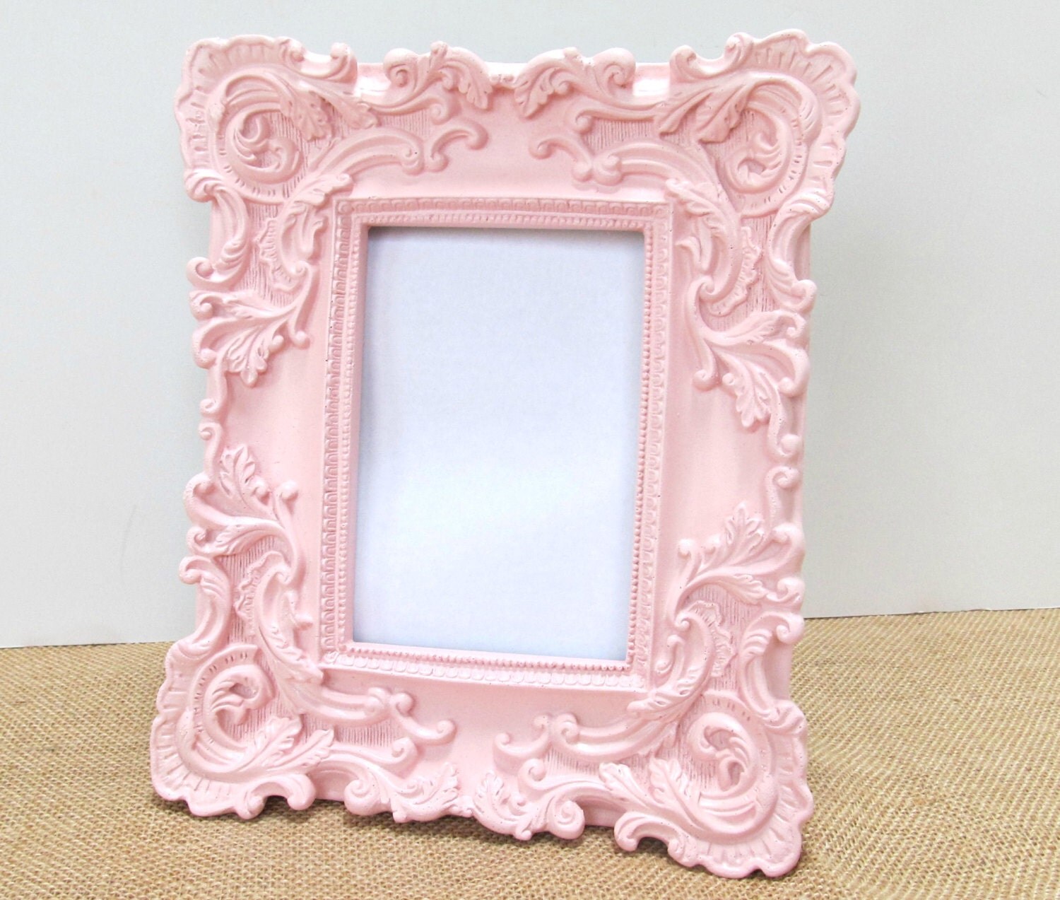 Ornate Baroque Frame Pink