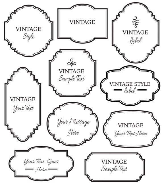 free vintage label clipart - photo #8