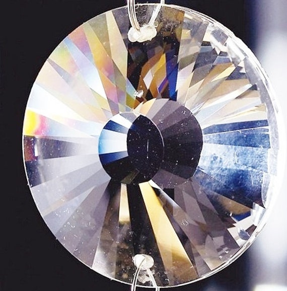 4 Sundisk Glass Crystal Prisms Glass Crystal by SparkleSoiree