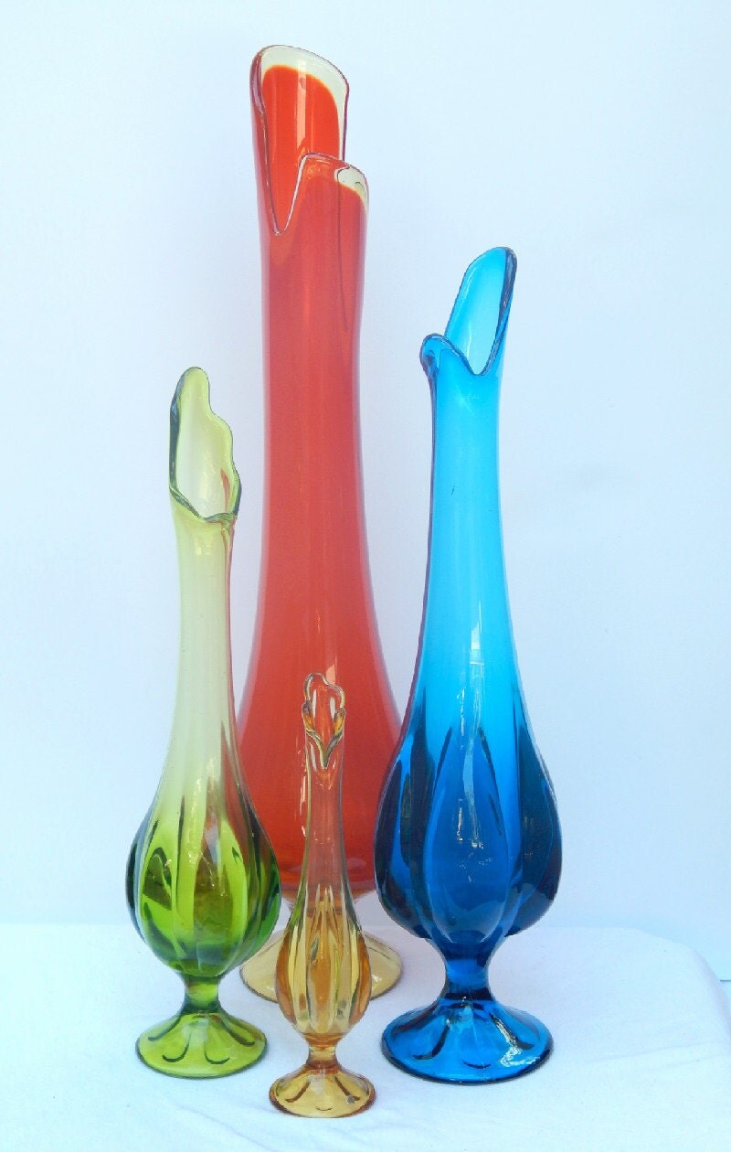 Rincondelasbellezas Vintage Glass Vases