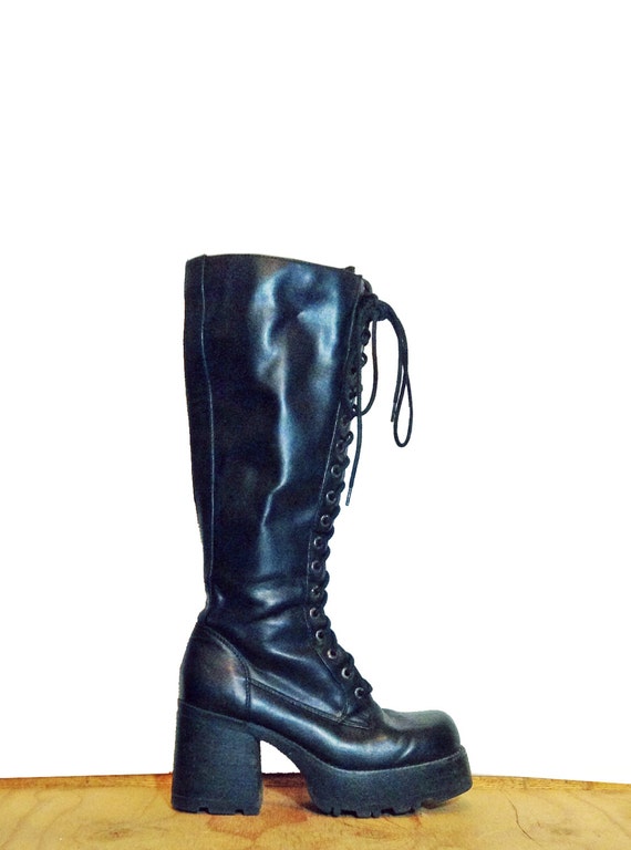 chunky boots vegan