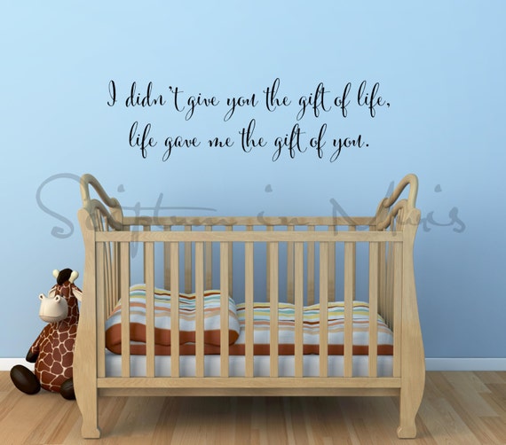 nursery decals for wall clouds Of Me Gave Gift Gift Life The Of Life, Decal You You Give The Wall