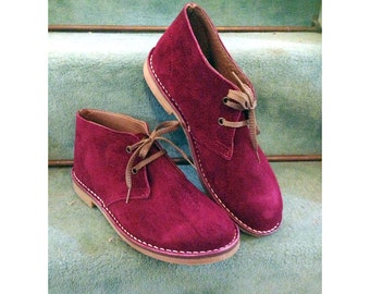 womens leather desert boots