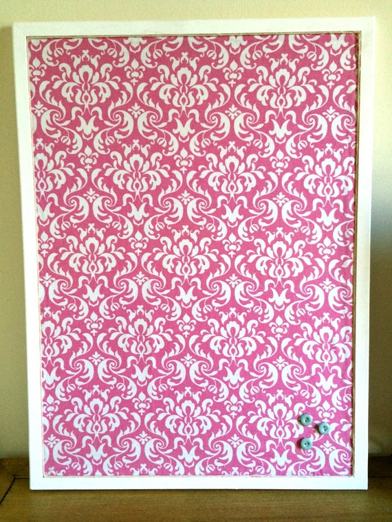 Items similar to Fabric Covered Cork Bulletin Board 17x23 on Etsy